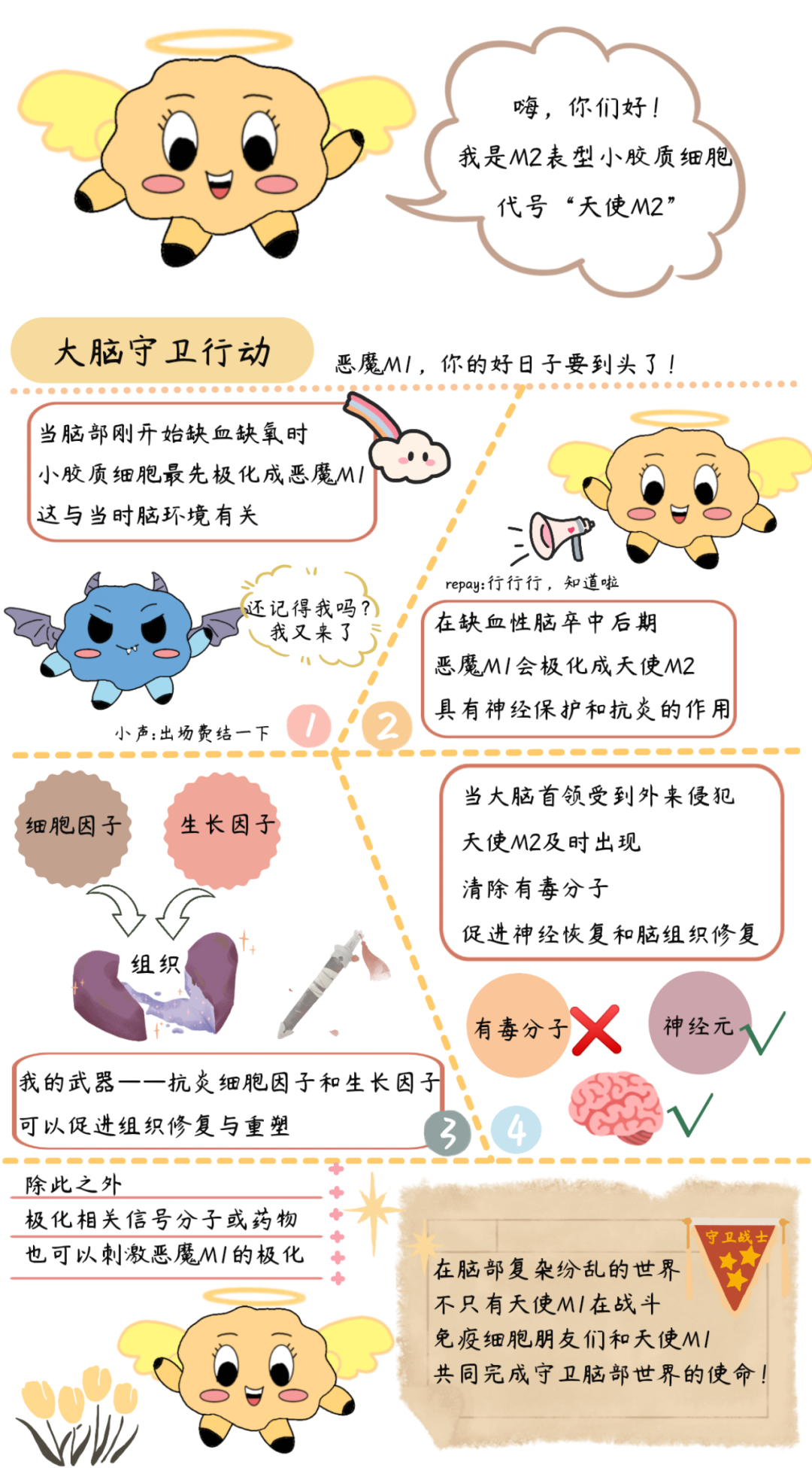 恶魔与天使的化身之小胶质细胞,图片,小胶质细胞,帕金森病,脑卒中,免疫细胞,第2张
