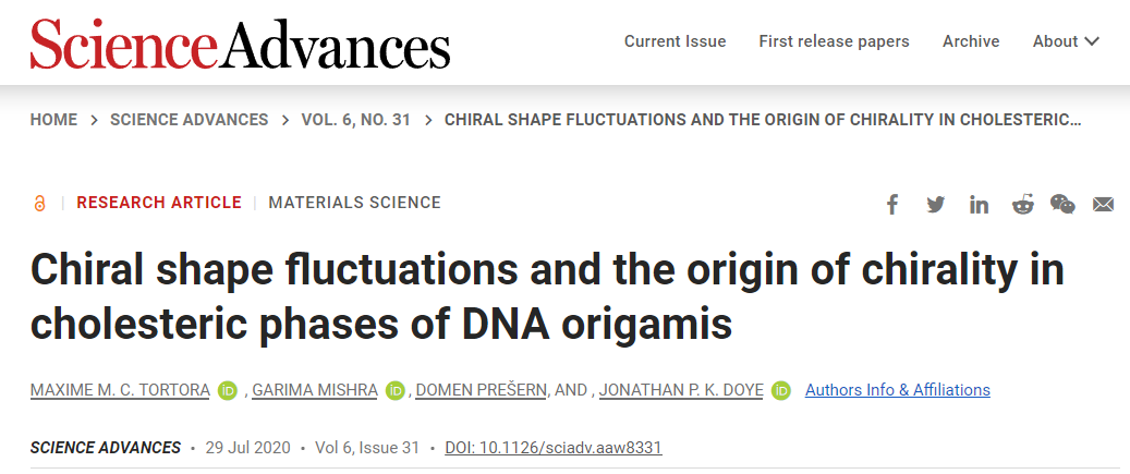 4篇 Science + 1篇 ScienceAdvances：探究神秘的起源,图片,手性,纳米,材料,水,元素,化学,生物,第4张