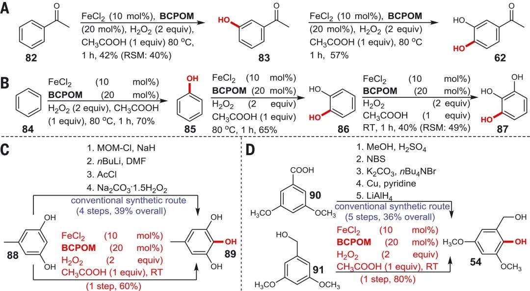 这篇Science聚焦铁催化芳碳-氢的羟基化反应,图片,生物催化剂,芳烃,酶促氧化,多酚,材料,催化剂,金属,元素,生物,第4张