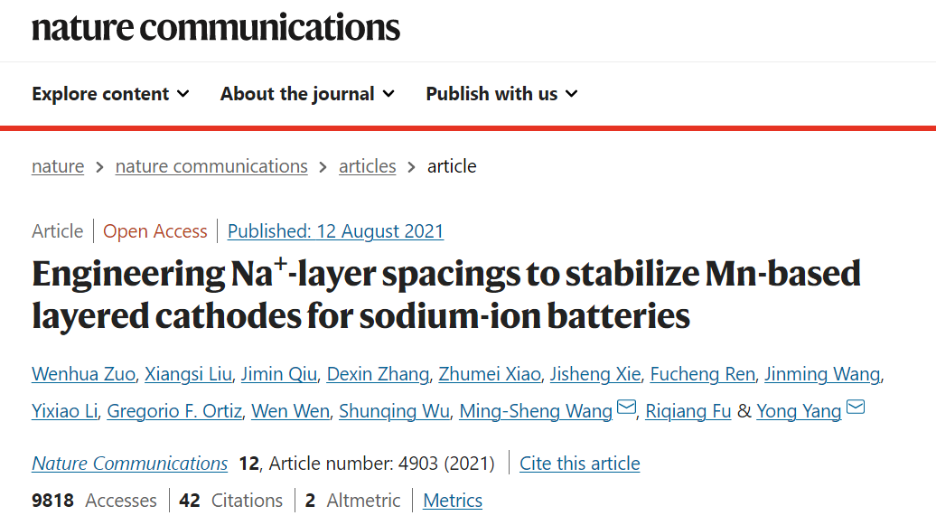 IUPAC 2022化学领域十大新兴技术 | 质优价廉-新的选择钠离子电池,图片,钠离子电池,复合材料,锂离子,活性,正极材料,第5张