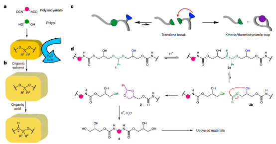 室温塑料降解，Nature Chemistry！,图片,可回收聚合物材料,降解聚合物,链裂解,多元醇,降解,第1张
