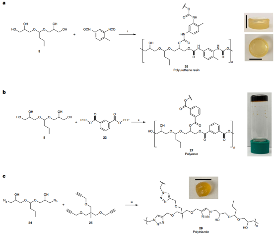 室温塑料降解，Nature Chemistry！,图片,可回收聚合物材料,降解聚合物,链裂解,多元醇,降解,第6张